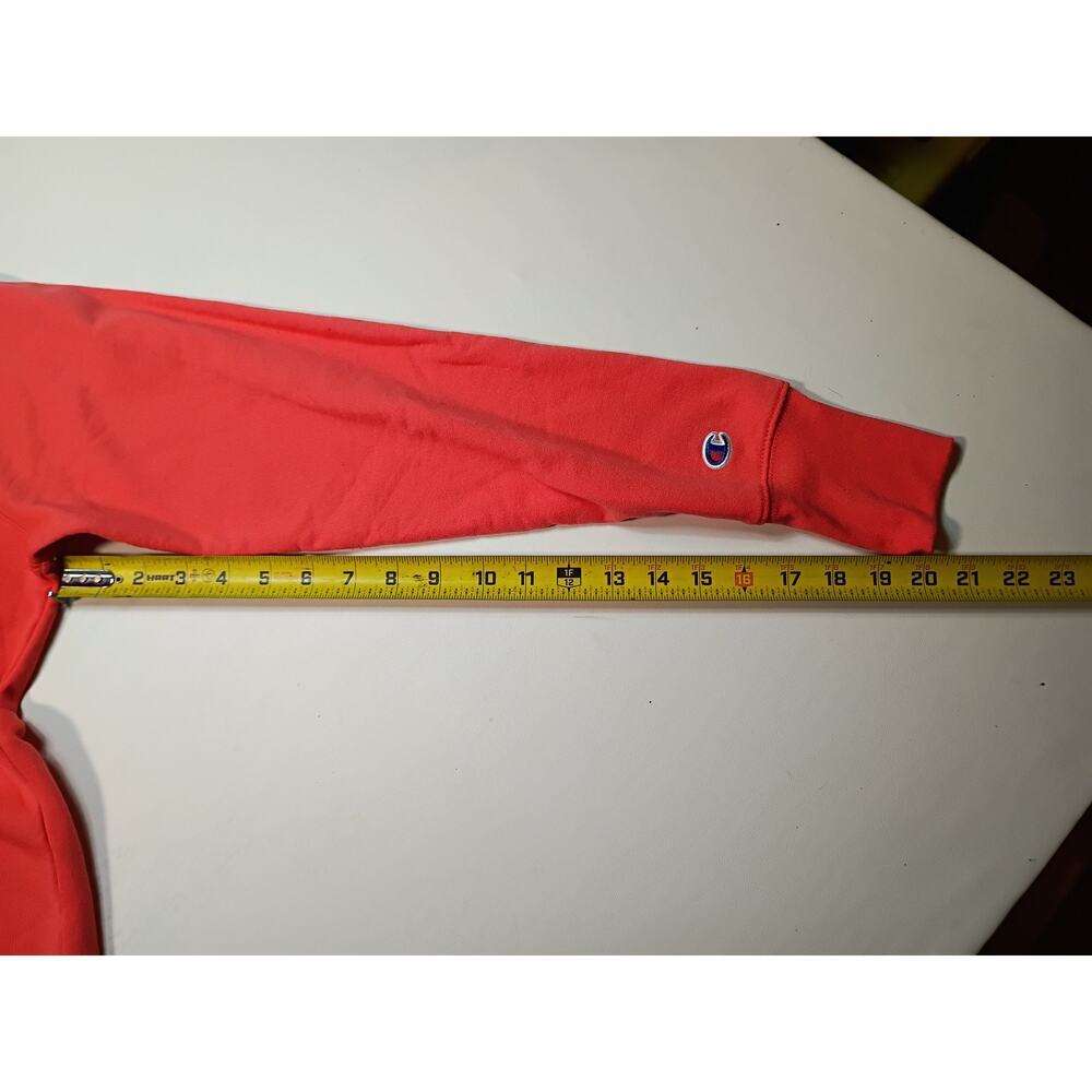 Champion Crewneck Sweatshirt Coral/Orange - Size Small - Picture 4 of 6